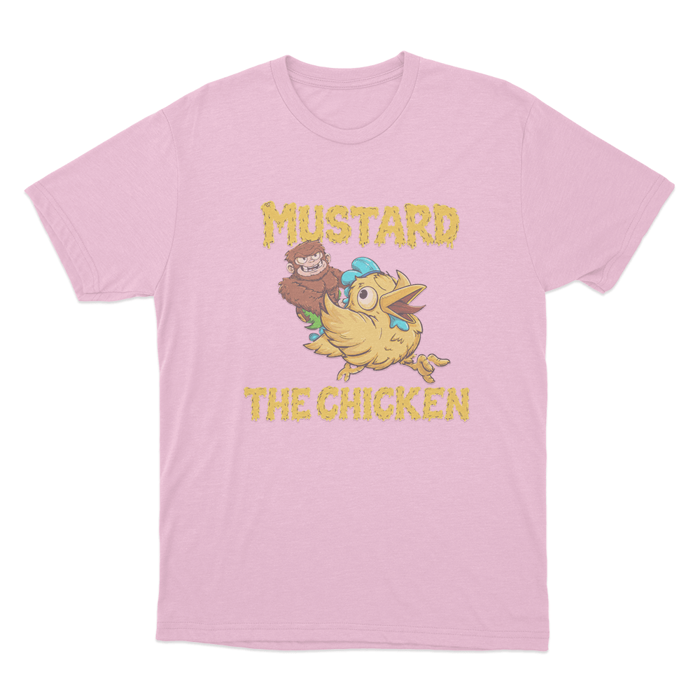 Mustard The Chicken Unisex T Shirt Pink Mustard The Chicken Unisex T Shirt Pink