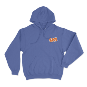 UG Bubble Logo Unisex Hoodie Blue