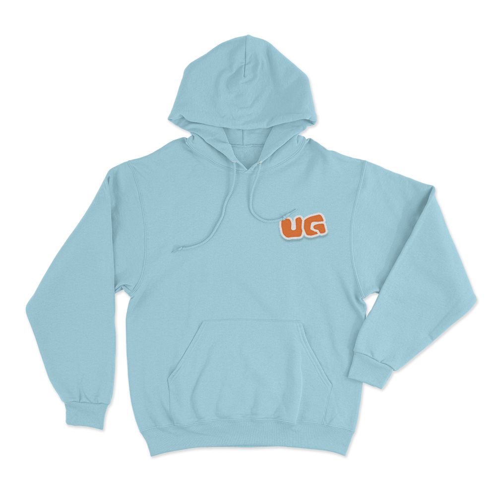 UG Bubble Logo Unisex Hoodie Sky Blue UG Bubble Logo Unisex Hoodie Sky Blue