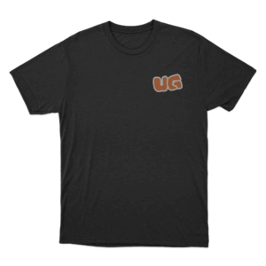UG Bubble Logo Unisex T Shirt Black