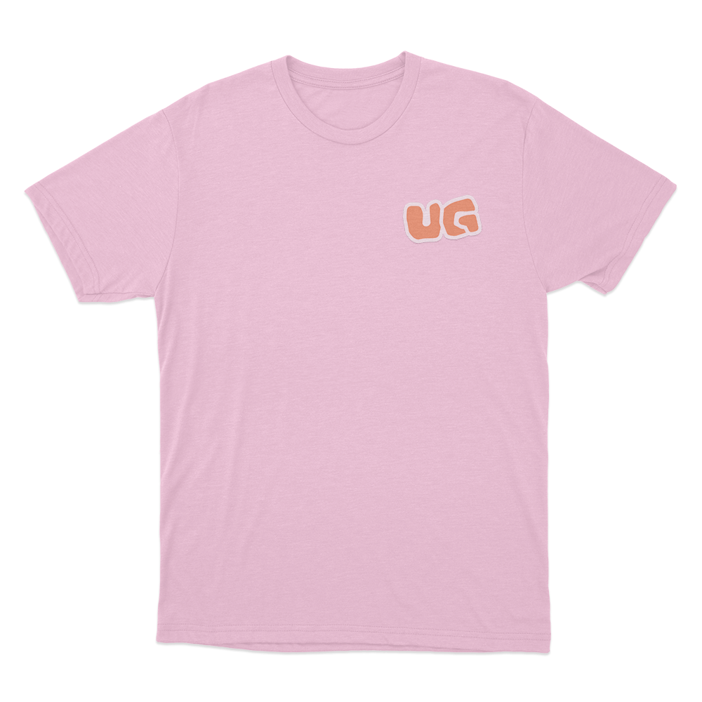 UG Bubble Logo Unisex T Shirt Pink UG Bubble Logo Unisex T Shirt Pink