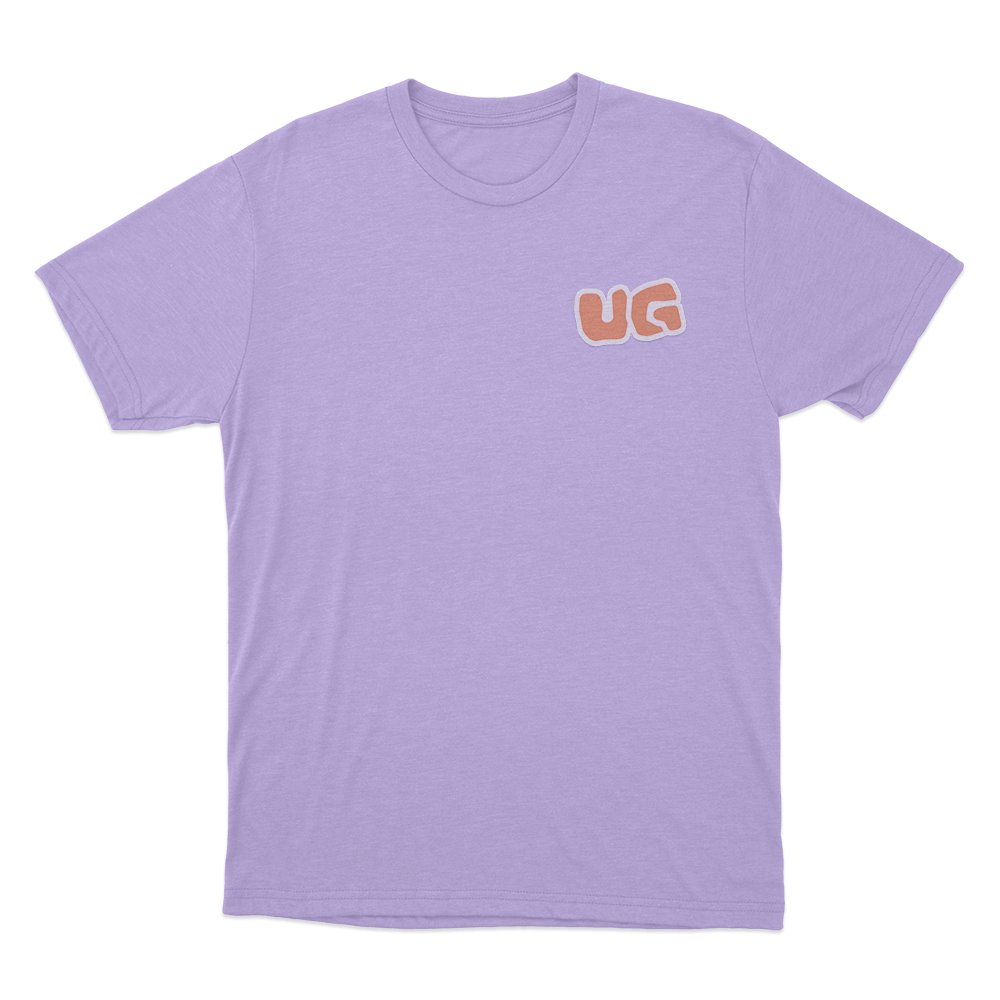 UG Bubble Logo Unisex T Shirt Purple UG Bubble Logo Unisex T Shirt Purple