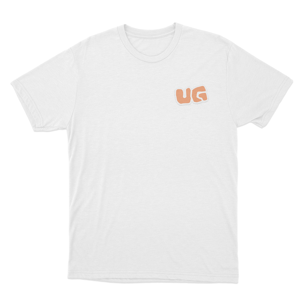UG Bubble Logo Unisex T Shirt White UG Bubble Logo Unisex T Shirt White