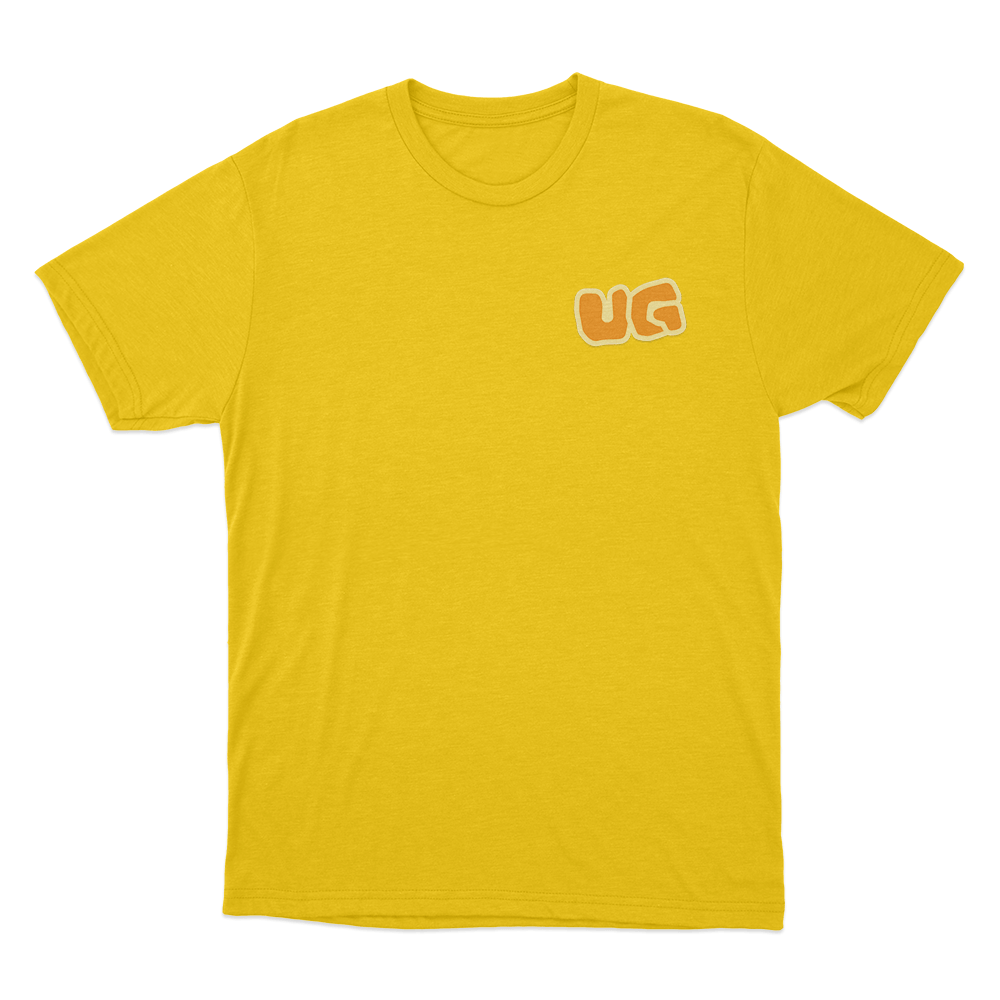 UG Bubble Logo Unisex T Shirt Yellow UG Bubble Logo Unisex T Shirt Yellow