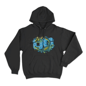 UG Mischievous Mosasugus Unisex Hoodie Black