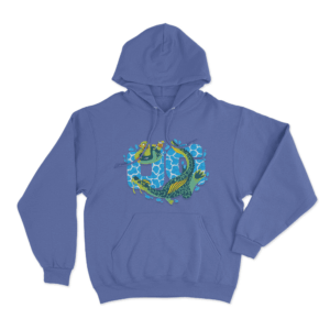 UG Mischievous Mosasugus Unisex Hoodie Blue