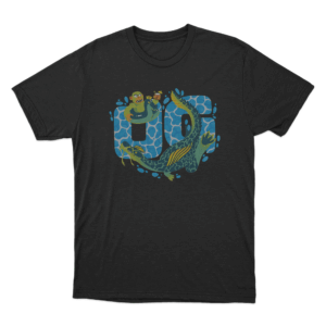 UG Mischievous Mosasugus Unisex T Shirt Black
