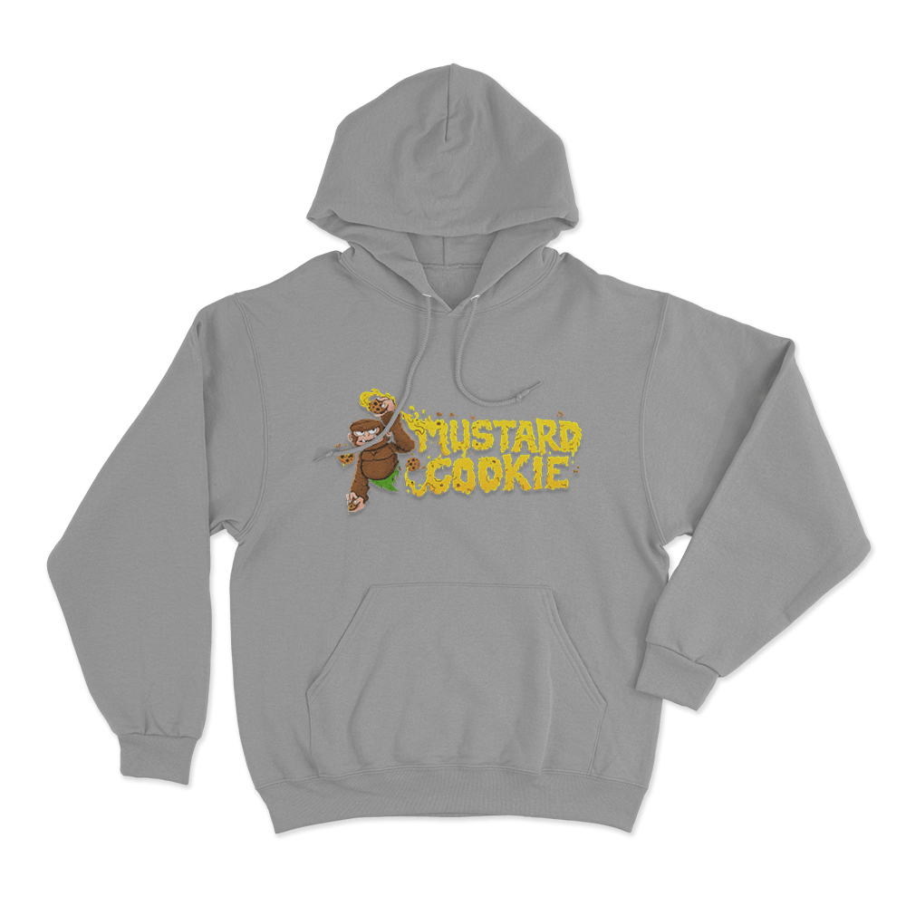 UG Mustard Cookie Unisex Hoodie Grey UG Mustard Cookie Unisex Hoodie Grey