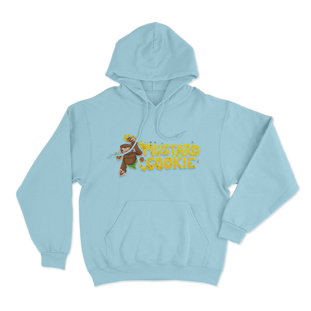 UG Mustard Cookie Unisex Hoodie Sky Blue UG Mustard Cookie Unisex Hoodie Sky Blue