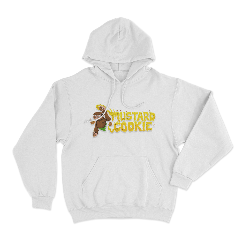 UG Mustard Cookie Unisex Hoodie White UG Mustard Cookie Unisex Hoodie White