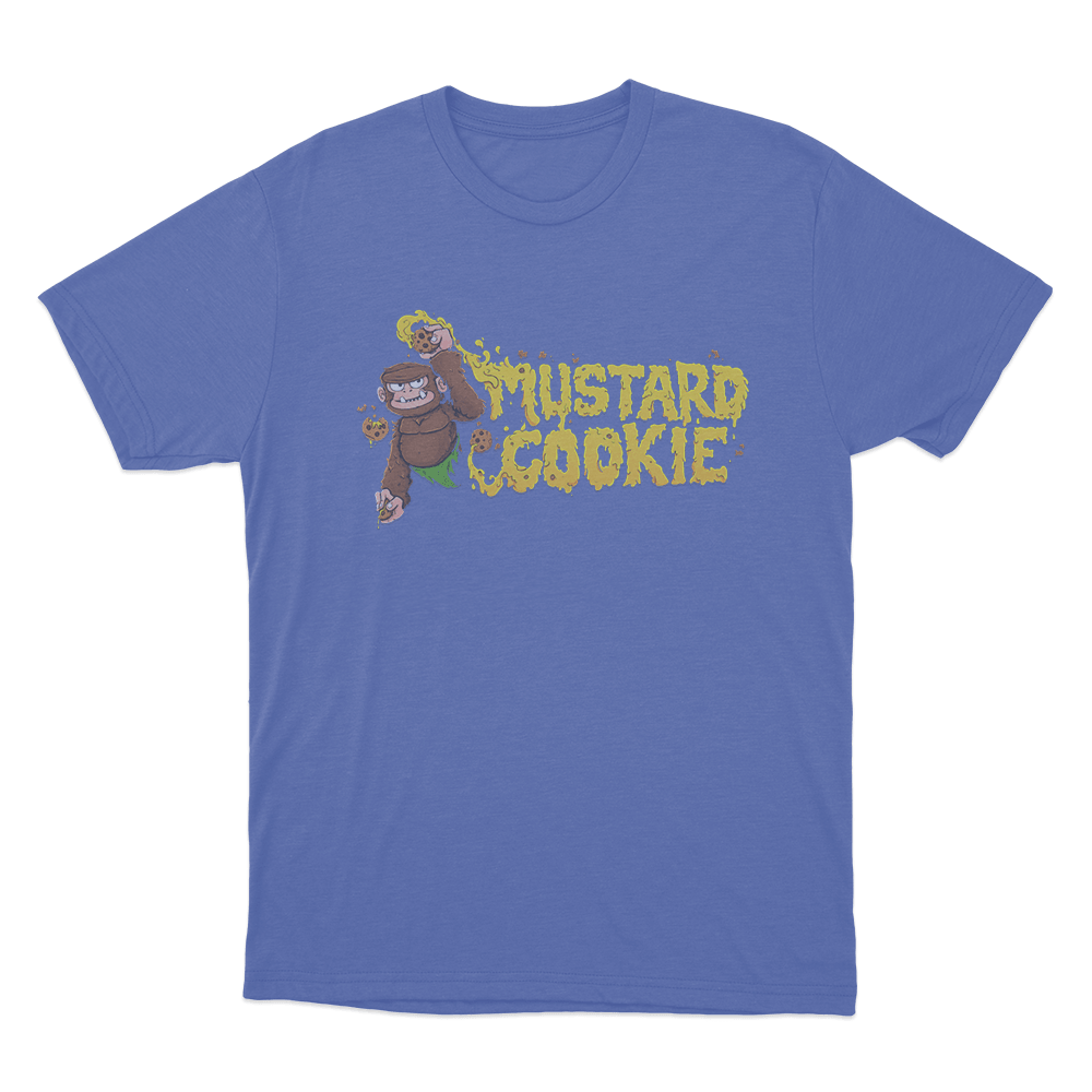 UG Mustard Cookie Unisex T Shirt Blue UG Mustard Cookie Unisex T Shirt Blue