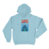UG Splashing Spinosugus Unisex Hoodie Sky Blue