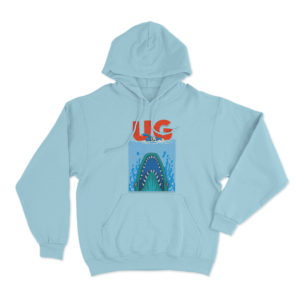 UG Splashing Spinosugus Unisex Hoodie Sky Blue