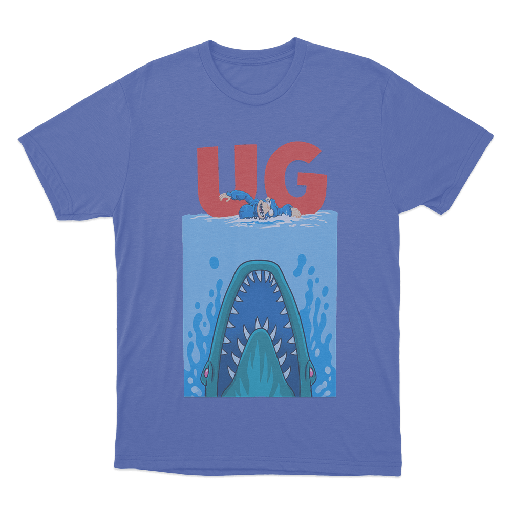 UG Splashing Spinosugus Unisex T Shirt Blue UG Splashing Spinosugus Unisex T Shirt Blue