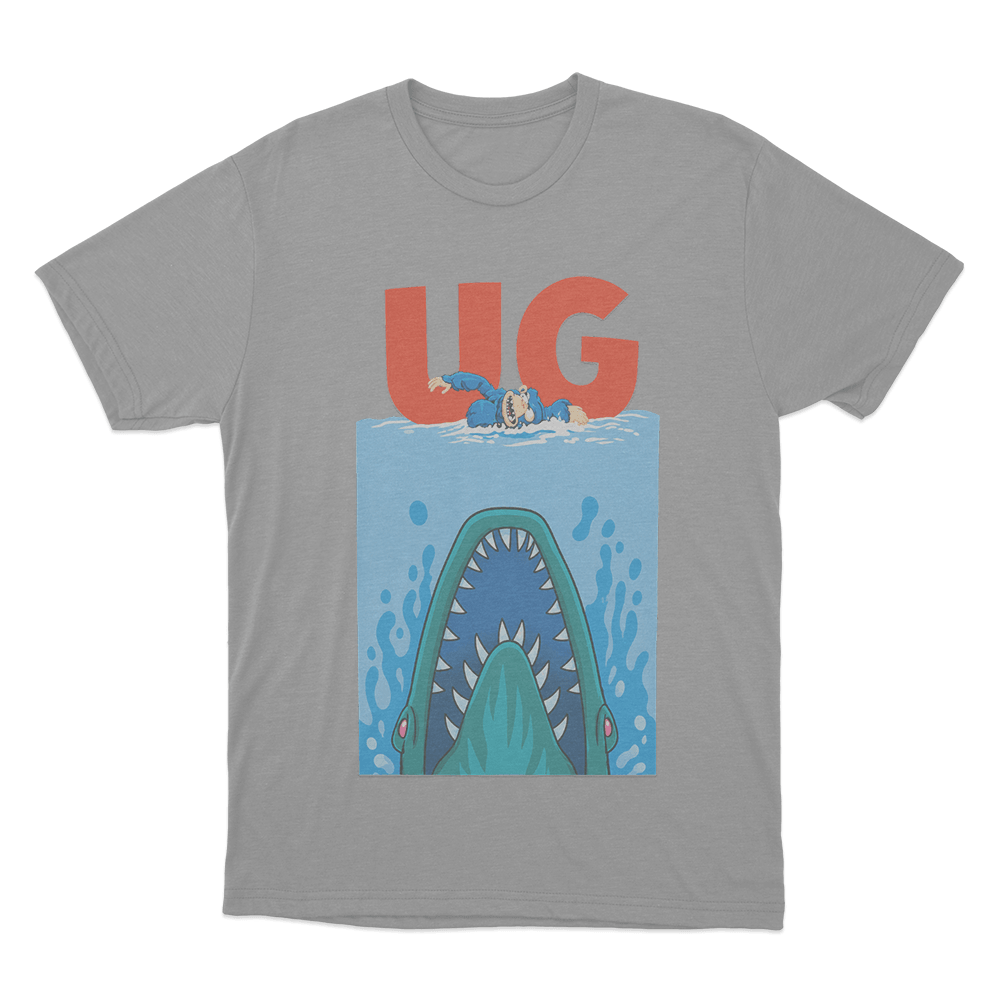 UG Splashing Spinosugus Unisex T Shirt Grey UG Splashing Spinosugus Unisex T Shirt Grey