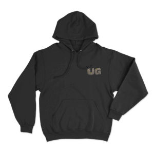 UG Stone Logo Unisex Hoodie Black