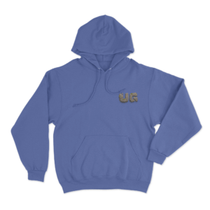 UG Stone Logo Unisex Hoodie Blue