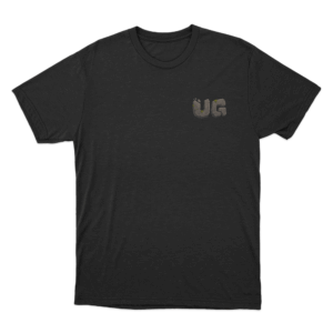 UG Stone Logo Unisex T Shirt Black