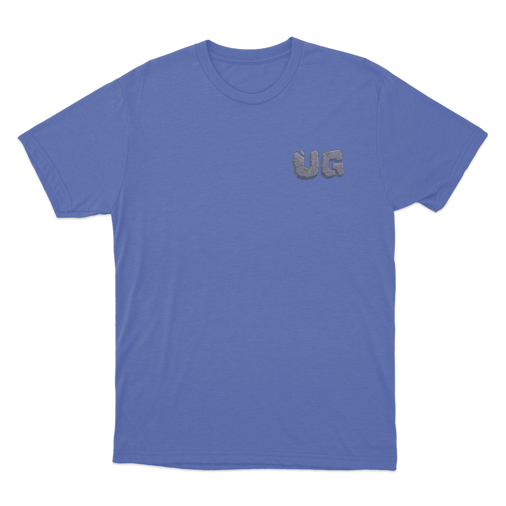 UG Stone Logo Unisex T Shirt Blue UG Stone Logo Unisex T Shirt Blue