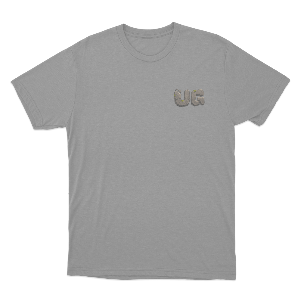 UG Stone Logo Unisex T Shirt Grey UG Stone Logo Unisex T Shirt Grey