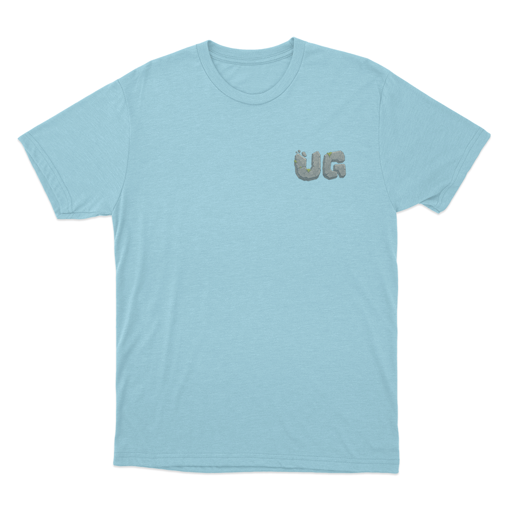 UG Stone Logo Unisex T Shirt Sky Blue UG Stone Logo Unisex T Shirt Sky Blue