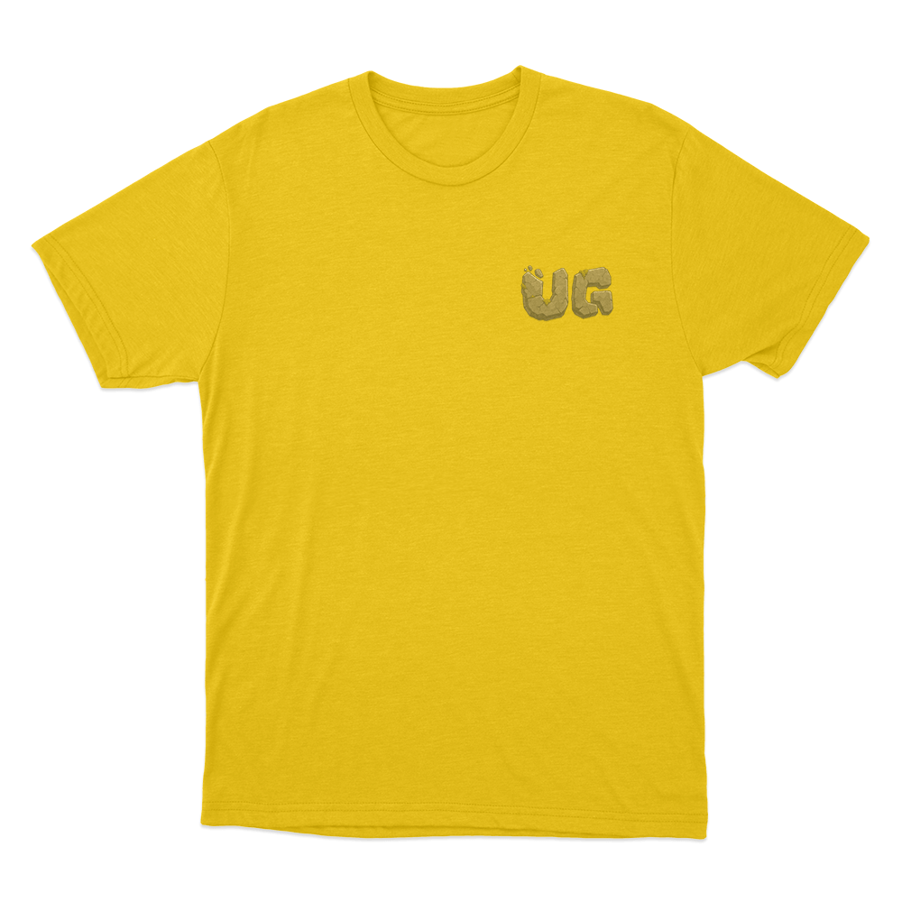 UG Stone Logo Unisex T Shirt Yellow UG Stone Logo Unisex T Shirt Yellow