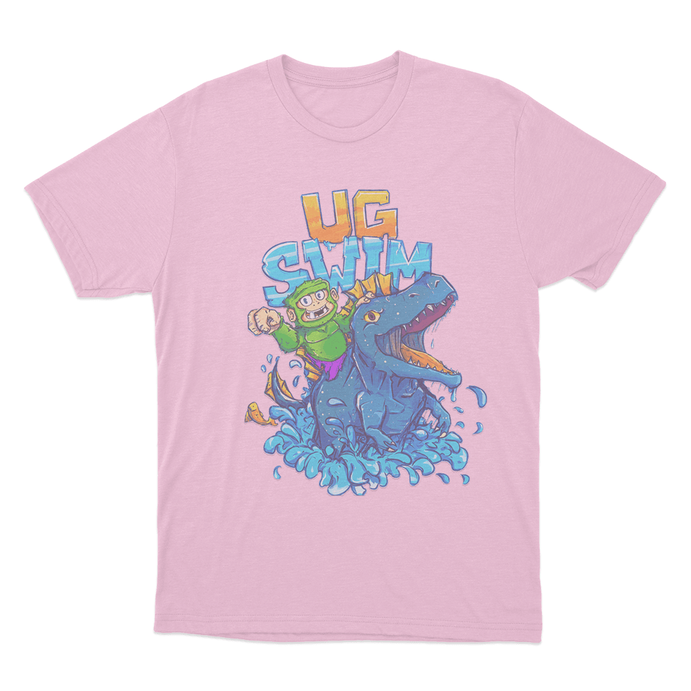 UG Swim Unisex T Shirt Pink UG Swim Unisex T Shirt Pink
