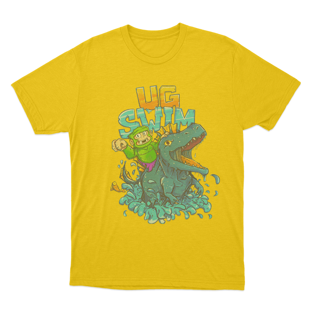 UG Swim Unisex T Shirt Yellow UG Swim Unisex T Shirt Yellow