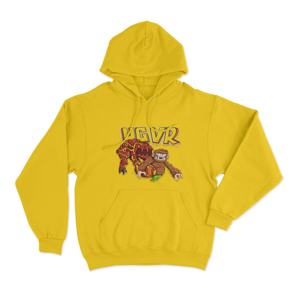 UG VR Unisex Hoodie Yellow UG VR Unisex Hoodie Yellow