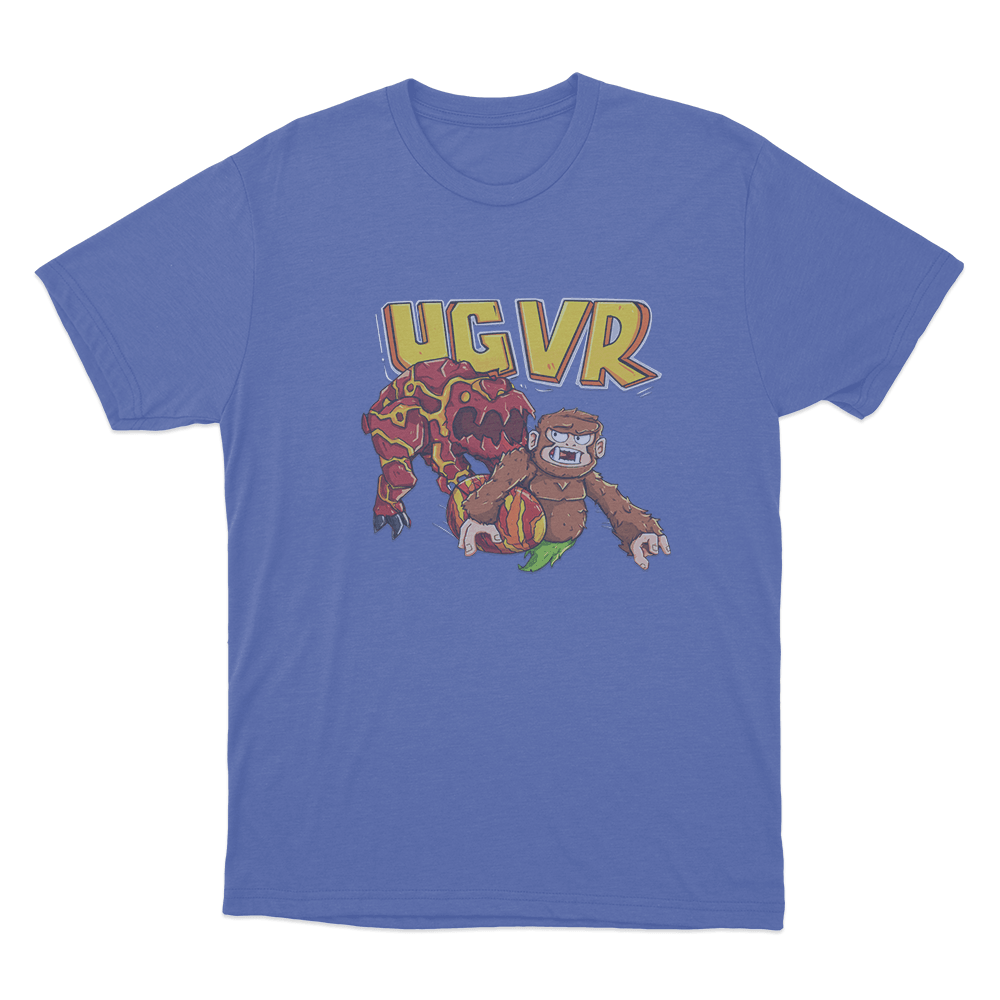 UG VR Unisex T Shirt Blue UG VR Unisex T Shirt Blue