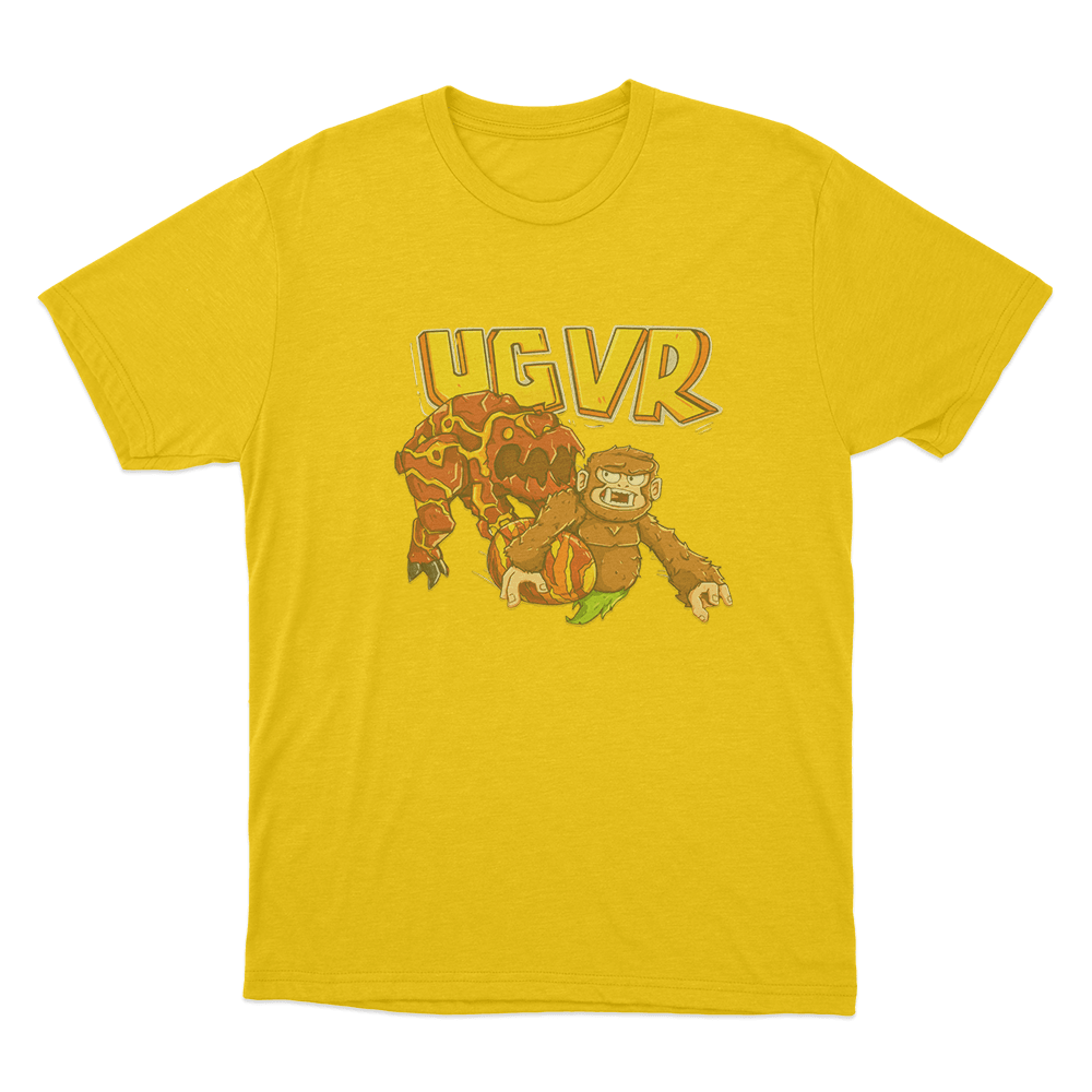 UG VR Unisex T Shirt Yellow UG VR Unisex T Shirt Yellow